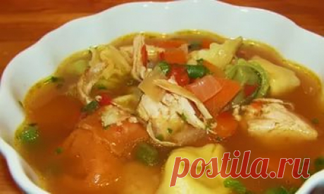 первые блюда из курицы:  СУП
