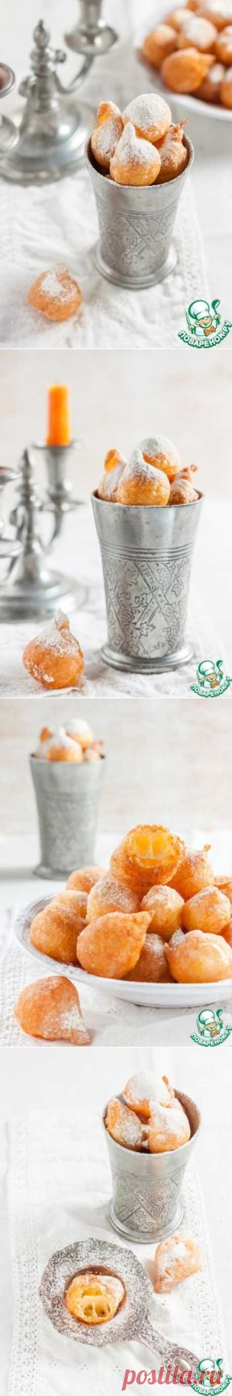 Французские заварные пончики &quot;Пе-де-нонн&quot; - кулинарный рецепт