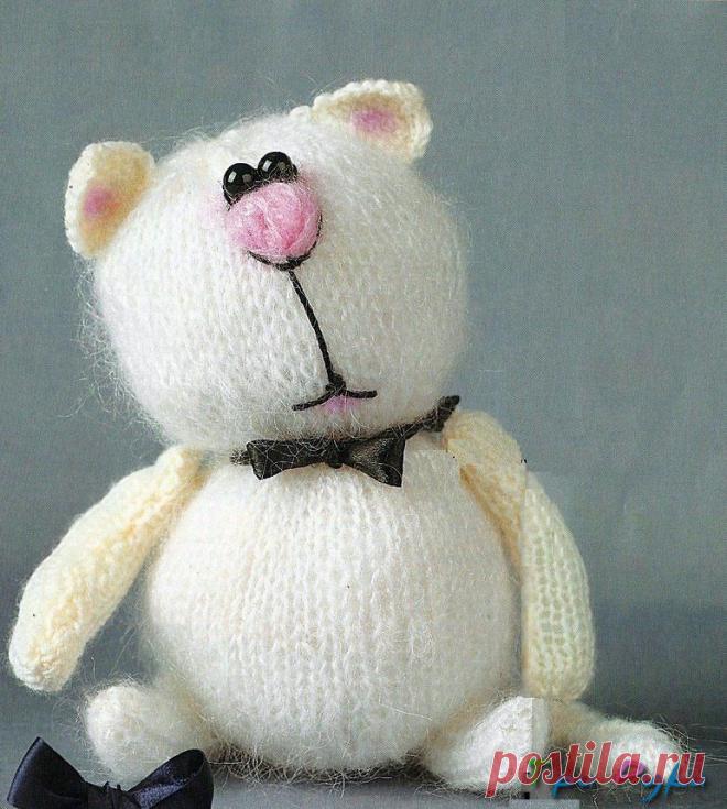 Вязаный Кот Пушок.