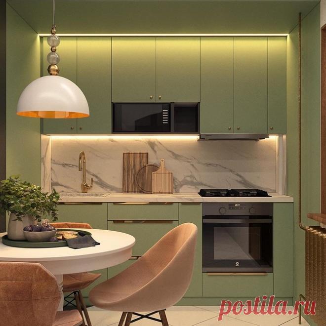 Кухня фисташкового цвета: 70 идей дизайна интерьера от IVD.ru