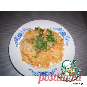 Капуста тушеная с рисом - кулинарный рецепт