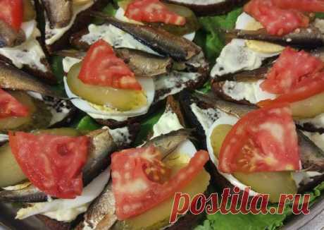Бутерброды со шпротами #непп Автор рецепта Светлана - Cookpad