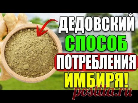 Имбирь вместо аптеки! Один способ употребления лечит всё!