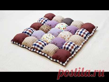 How to make a Bubble Puff Quilt 【泡芙拼布垫】Mother's Day Gift Ideas ❤ 母亲节礼物