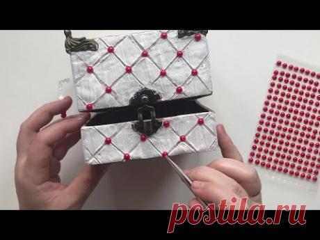 Шкатулка из картона своими руками