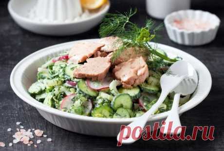 Деликатес апреля — весенний вариант салата с печенью трески Свежий, вкусный, очень полезный