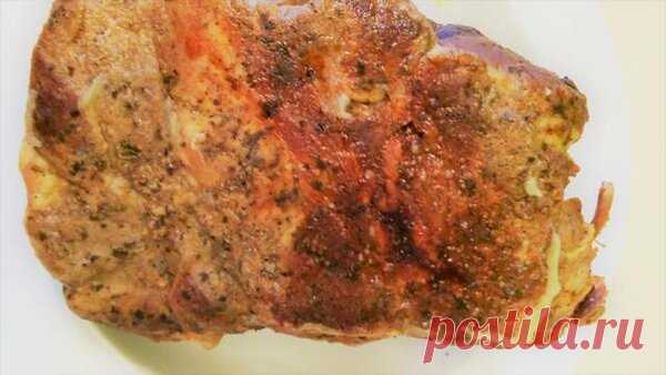 Нашла нормальный рецепт для мяса: