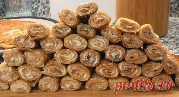 Блины с творогом