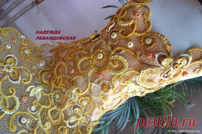 Мотивы на платье Надежды Левандовской