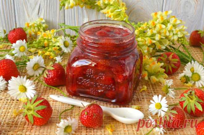 Джем из садовой земляники. Джем из клубники. Пошаговый рецепт с фото - Ботаничка.ru