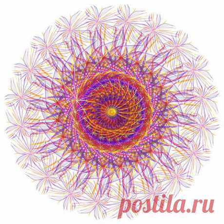 Image of 'Patterned mandala'