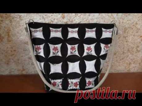 Сумка из старых черных джинсов. - YouTube