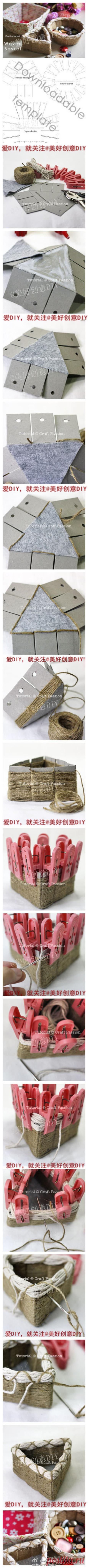 教你做篮子！！风格我很喜欢，你呢？——更…－堆糖，美好生活研究所