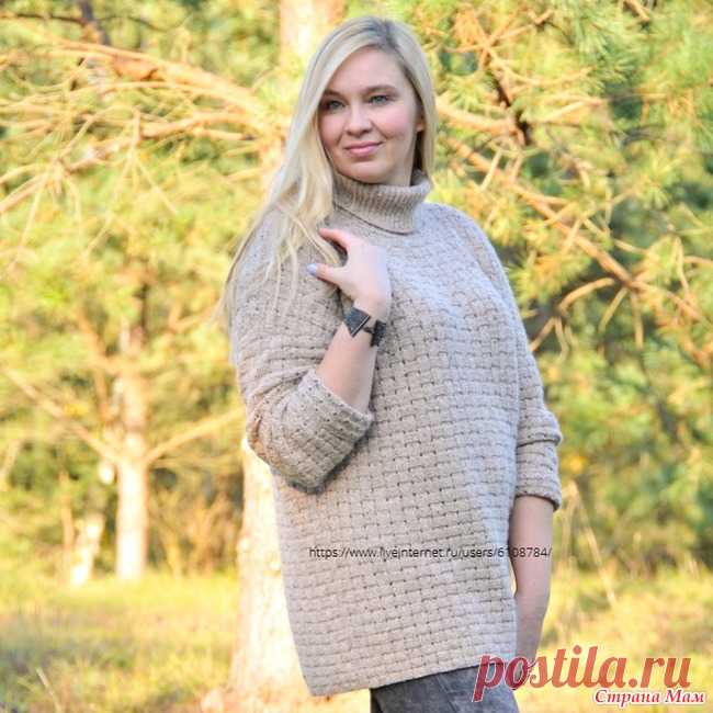 Свитер Forest Walk (Лесная прогулка) by Aistе Butkeviсienе. Спицы. Размер: XS (S, M, L, XL, XXL, XXXL)  Обхват груди: 82-86 (88-92, 94-98, 100-106, 108-114, 116-122, 124-130) см  Размер чаши груди: 0-A, (B-C, B-C, B-C, B-C, B-C, D-E)