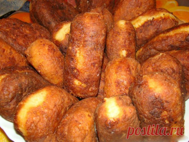 Жареные пирожки из творожного теста