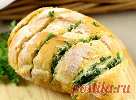 Домашний хлеб за 20 минут: сырный, луковый и чесночный | Рецепты Вкусно и Полезно