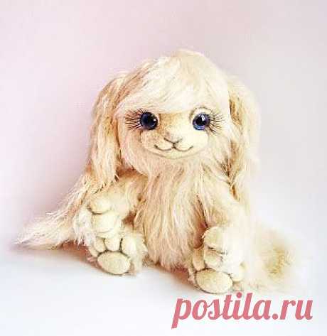 Вязаная игрушка зайка Лика (часть 1). - Ярмарка Мастеров - ручная работа, handmade