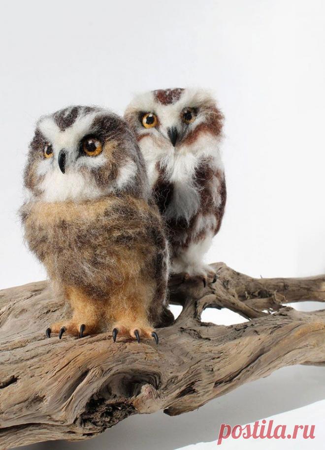 Валяные фигурки животных