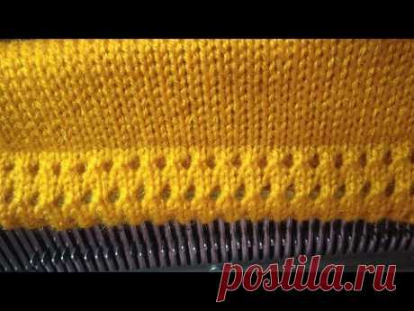 Border design in knitting machine #10(निटिंग मशीन में बोडर डिजाइन #10)