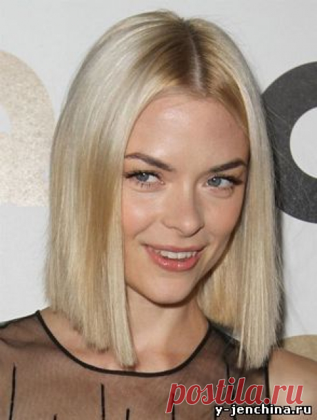 Длинное каре без челки: волосы до и после стрижки фото