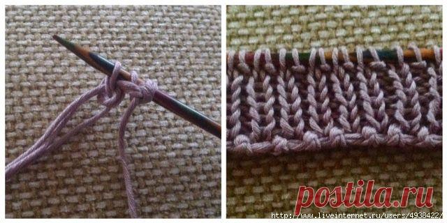 Как набрать петли для летнего топа...Ещё один способ набора петель.