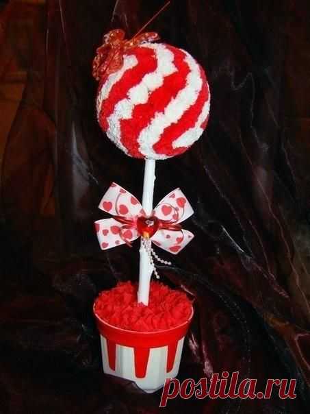 Яркий топиарий своими руками - Топиарий