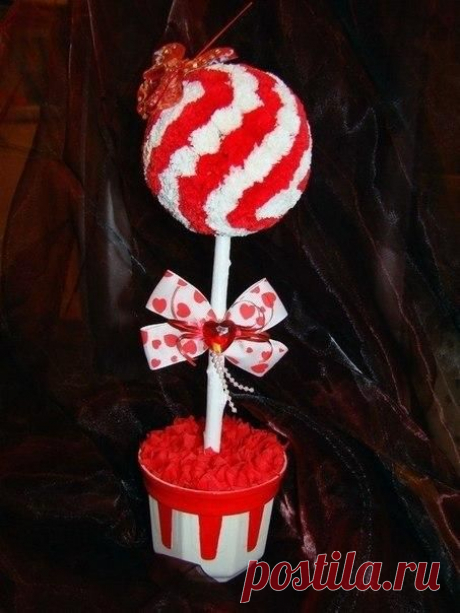 Яркий топиарий своими руками - Топиарий