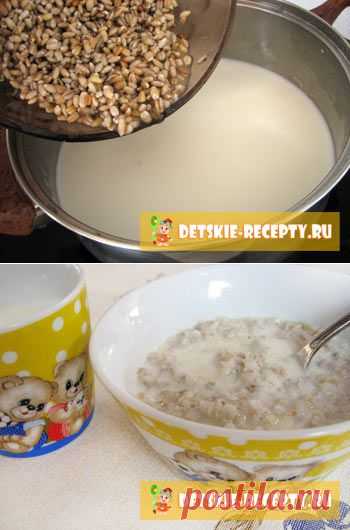 Перловая каша на молоке: рецепт вкусной перловки | ДЕТСКИЕ РЕЦЕПТЫ, БЛЮДА