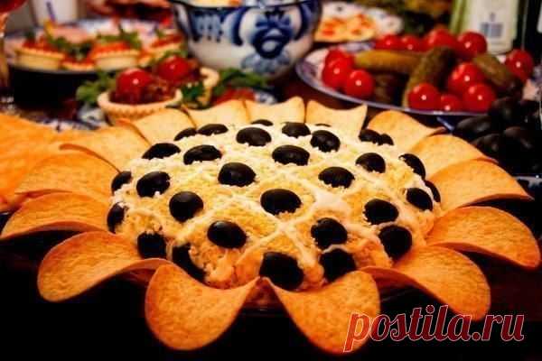 Салат "Подсолнух" - Вкусные рецепты