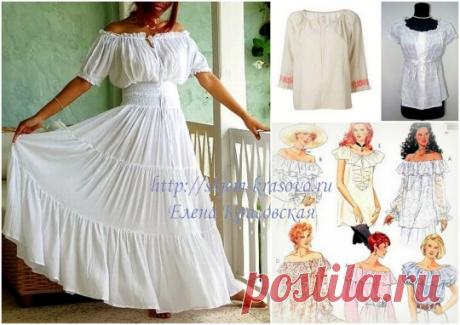 Белая блуза — просто! | Красиво шить не запретишь!