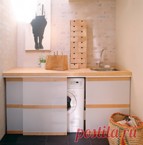 Варианты оформления прачечного пространства, которое скрыто от глаз | Мой дом
