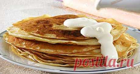 Блины манные. - Рецепты - Доставка пиццы, обедов, суши, питьевой воды домой и в офис, банкет, кейтеринг, организация мероприятий в Петербурге