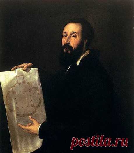 «Портрет Джулио Романо» (1536) В. Тициан
   На картине изображен итальянский живописец и архитектор Джулио Романо (или Джулио Пиппи) – ученик Рафаэля и один из ярких представителей маньеризма. Он родился в Риме, но жил и работал в Мантуе.
   Сейчас портрет принадлежит музею города Мантуи, который расположен а Палаццо де Те, который был построен и расписан художником Джулио Романо по его проекту.