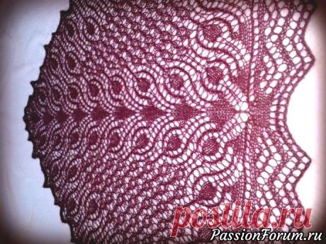 Фарандолька - вишенка )) - запись пользователя Черген (Елена) в сообществе Вязание спицами в категории Вязание шали спицами