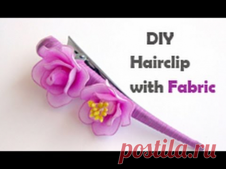 How to Make Nylon Stocking Flower Hair Clip