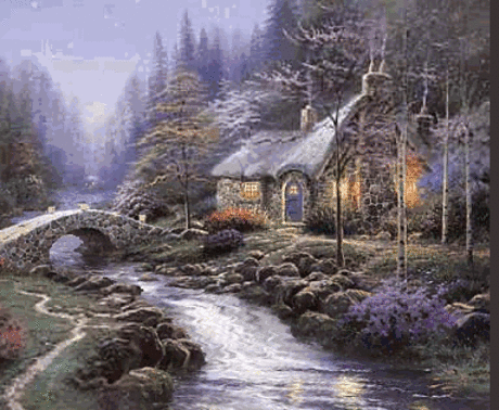 Природа - красивые анимации движущиеся картинки, большие фотографии