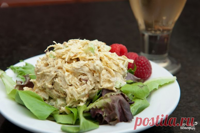 Салат из курицы с сельдереем - пошаговый кулинарный рецепт на Повар.ру