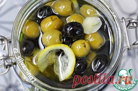 Оливки по-ливански – кулинарный рецепт