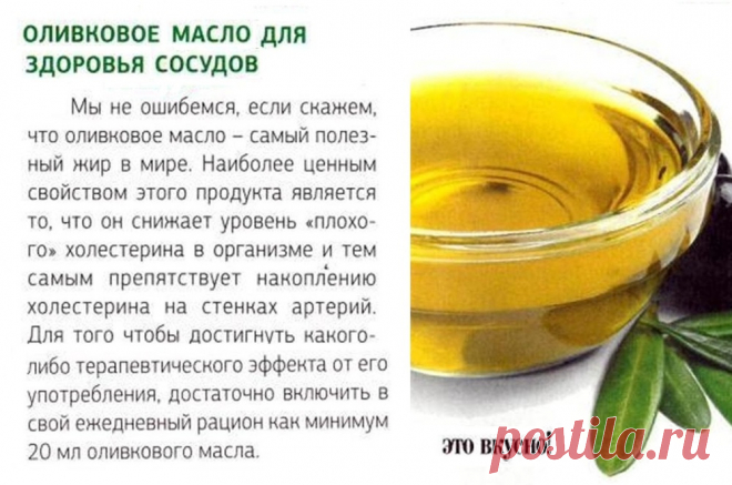 Оливковое масло - полезные свойства