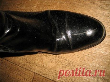 Царапины на обуви: как убрать и избавиться от них