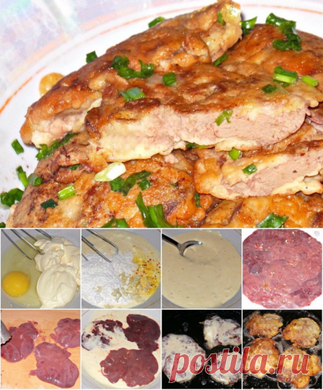 Так печень Вы точно не готовили! Нежная куриная печенка в сметанно-чесночно кляре