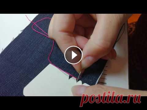 Ручная декоративная стежка Видео для тех, кто не уверен в ровности стежков при выполнении ручной декоративной стежки! Вот такое ноу-хау вам в помощь!!...