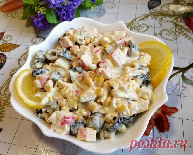 Мой любимый салат из 90-х. Вроде бы простой рецепт, но как же вкусно. Решающую роль играет заправка | Алина Калинина Простые рецепты | Яндекс Дзен