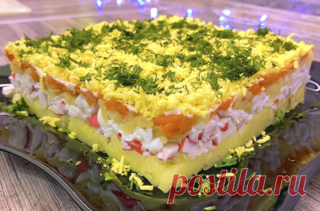 Салат с крабовыми палочками без кукурузы – пошаговый рецепт с фотографиями