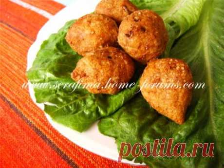 Куббе. Арабская кухня (Котлетки из бургуля и мясного фарша)