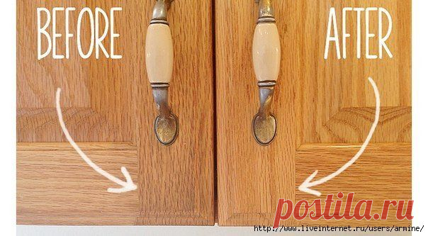 ДОМАШНИЙ СОВЕТ. Как легко отмыть дверцы кухонной мебели от жира?