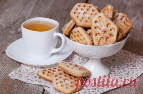 Вафельное печенье в вафельнице - рецепт с пошаговыми фото / Меню недели