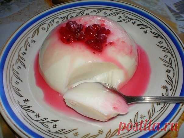 Кефирное желе