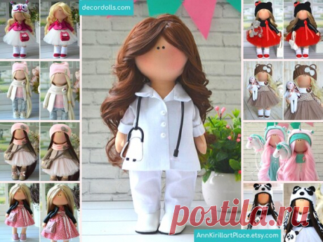Nurse Worker Tilda Doll Handmade Textile Rag Baby Doll Soft | Etsy Hello dear visitors!  This is handmade cloth doll created by Master Olga S. (Karaganda, Kazakhstan).  All dolls stated on the photo are mady by artist Olga. You can find them in our shop searching by artist name.  Doll is 25 cm (10.5 inch) tall and made of only quality materials.  Such dolls and