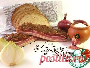 Сало свиное солёное - кулинарный рецепт